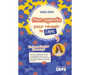 Objectif CRPE - Agenda/Carnet de bord Maitresse Laurianne - Laurianne Hell - Hachette Education - broché - Scolaire / Universitaire