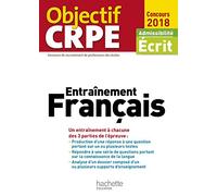 Objectif CRPE Entrainement En Français - 2018