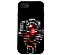 Objectif d'appareil Photo Reflet Goutte Photographie Cool Photographe Coque pour iPhone SE (2020) / 7/8