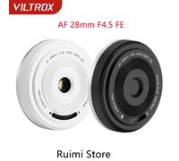 Objectif d'appareil photo Viltrox AF 28mm F4.5, objectif autofocus plein format pour appareils photo Sony E, Fujifilm Fuji X, XF, Nikon Z. Black