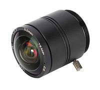 Objectif de Caméra 3.2mm Objectif à Focale Fixe Monture CS 12MP Objectif de Caméra de Vidéosurveillance Haute Définition Objectif de Caméras de Sécurité
