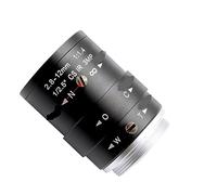 Objectif de caméra de vidéosurveillance HD à iris fixe mégapixel 2.8-12mm objectif de caméra de sécurité HD à focale variable Zoom manuel et monture M12/CS(2.8-12mm CS)