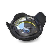 Objectif de caméra grand angle 67mm Interface pour Sony Canon Nikon Fujifilm Seafrogs Meikon boîtier pour plongée sous-marine Fisheye
