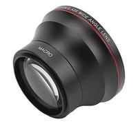 Objectif de Caméra Grand Angle HD Professionnel 55 Mm 0,43x, Revêtement en Verre Optique avec Objectif Macro Amovible, Compatible avec Tous les Objectifs avec un Diamètre de Filetage de 55 Mm, pour Po