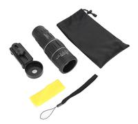 Objectif De CaméRa Hd De RandonnéE 16x, TéLescope Monoculaire, Zoom, éTanche, AntibuéE, Avec Support Pour TéLéPhone