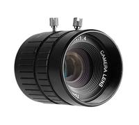 Objectif de Caméra, Objectif à Ouverture Manuelle Objectif CCTV 10MP Caméra de Sécurité Objectif à Ouverture Manuelle Monture C Téléobjectif Zoom Objectif sans Miroir Objectif Iris Manuel pour Apparei