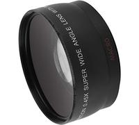 Objectif de caméra, objectif supplémentaire de caméra deux-en-un macro grand angle 55 mm 0,45x, pour objectif de caméra avec un diamètre de filtre de 55 mm / 2,2 pouces, filtre compatible 62 mm / 2,4