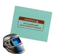 Objectif de casque de soudage, objectif d'embrayage soudé, film de protection d'objectif transparent anti-éclats, robuste