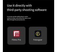 Objectif de film mobile 1,55X pour téléphone, écran large, anamorphique, Blu-ray, vidéo brossée