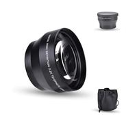 Objectif de la Caméra, 67mm 2.2X Téléconvertisseur Universel TéléObjectif Appareils Photo Reflex Numériques Accessoire Gros Plan Objectif de la Caméra pour Tous Les Appareils Photo à Monture 67mm