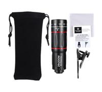 Objectif de la caméra pour téléphone portable - Objectif multifonction, zoom grand angle, accessoire pour smartphone portable professionnel, compact, construction ABS voyage optique concert sport même