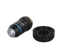Objectif de Microscope Achromatique 160mm 4X Lentille pour optique DIN 45mm pour monture 20.2mm pour Biologie pour laboratoire Éducation Recherche Scientifique (40X)