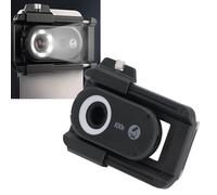 Objectif de Microscope de Poche pour la Plupart des Smartphones, Fixation de Caméra pour Microscope de Poche, Lumière LED de Téléphone à Imagerie Claire avec Filtre CPL (100X)