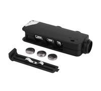 Objectif de microscope pour téléphone portable 60X-100X avec LED et clip