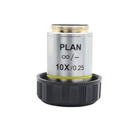 Objectif de Microscope professionnel Plan Infinity 10X, objectif achromatique 195, pièces de Microscope