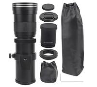 Objectif de Mise au Point Manuelle, Cadre de réglage Manuel, Bague d'adaptation pour Objectif de Portrait, téléobjectif Moyen, Mise au Point Manuelle, pour Appareil Photo à (Noir)