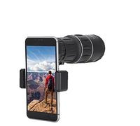 Objectif de téléobjectif-16X pour téléphone Portable, télescope monoculaire pour Objectif de caméra HD Zoom étanche à la buée avec support de téléphone, pour téléphone