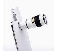 Objectif de téléphone portable à longue mise au point 8x, zoom HD 8x, objectif de caméra de téléphone monoculaire à clip externe, télescope de téléphone