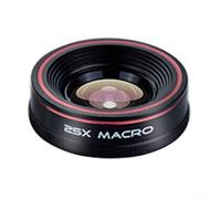 Objectif de téléphone portable, pour les voyages ou les aventures en plein air, avec objectif grand angle 0,62 × (120°), objectif fisheye 235°, macro 25x, 8 x 5 x 2 cm (objectif macro 25x)