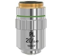 Bresser Objectif microscope DIN PL Infinity 20x 2,3 cm acier argent