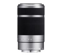 Objectif E 55-210 mm F/4.5-6.3 OSS à Monture E (SEL55210), Compatible avec Les appareils Photo Sony A5000, A5100, A6000, A6300, A6500, NEX6, NEX7, NEX5R et NEX5T.(Silver)