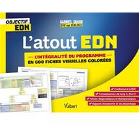 Objectif EDN : L'Atout EDN Le programme R2C en 600 fiches visuelles colorées - Gabriel Giaoui - Vuibert - broché - Scolaire / Universitaire