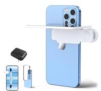 Objectif Effet Miroir for capturer instantanément des Reflets époustouflants, kit de Clip de réflexion Miroir for Appareil Photo de Smartphone, Rotation réglable(White)