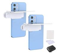 Objectif Effet Miroir - Kit De Clips De Réflexion For Smartphone, Photographie De Portraits, Reflets Du Ciel, Miroir De Téléphone En Verre HD For La Photographie De Voyage En Extérieur(2PCS-white)