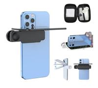 Objectif Effet Miroir, kit de réflexion Miroir pour Smartphone à Angle réglable, Clip Universel pour téléphone, capturez instantanément de Superbes Reflets (Noir)