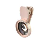 Objectif en verre optique clipsable 2 en 1, objectif grand angle HD 0,6x, objectif macro 15X pour iPhone