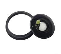 Objectif en verre optique pour caméra d'action Insta360 X3 avec anneau de montage et coque de protection haute clarté pour photographie panoramique robuste Noir 2,25 x 2,25 cm