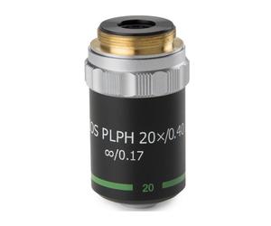 Objectif Euromex 20x/0,40, plan, contraste de phase, infini, BB.7720 (BioBlue.lab)