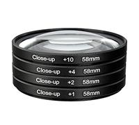 Objectif Filtr Filtre À Lentilles De Gros Plan Macro + 1 + 2 + 4 + 10 Trousse 46mm 49mm 52mm 55mm 58mm 62mm 67mm 72mm 77mm 82mm(58mm)