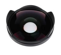 Objectif Fisheye 0,3X, Objectif Fisheye Grand Angle à Monture Filetée de 72 Mm avec Pare-Soleil, Objectif à Longue Profondeur de Champ, Vue à 180 Degrés, Installation Rapide