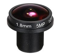 Objectif Fisheye 1,8 Mm, Objectif de Caméra CCTV M12 Grand Angle 5 MP pour Une Visualisation Panoramique avec HD