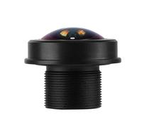 Objectif fisheye, 180° grand angle HD 5 MP en ABS noir pour caméra de surveillance, accessoire sécurité domicile entreprise extérieur