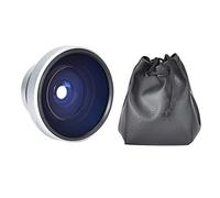 Objectif Fisheye 37 mm Objectif supplémentaire, objectifs de caméscope Portable 0,25x Adaptateur Grand Angle pour caméras de Sport et Autres appareils