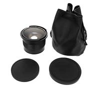 Objectif fisheye grand angle 0,35 x 58 mm avec portion en verre optique lentille de conversion étanche pour photos de gros plan DSLR