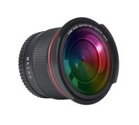 Objectif fisheye Grand Angle 0.35x, Compatible avec Nikon, D5200 | D5100 D3500 D3400 D3300 D3200 D3100 D3000, 52MM 55MM 58MM(1x58mm)