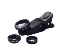 Objectif Fisheye pour téléphone - Kit d'objectifs pour téléphone | Objectif d'appareil photo Phonne 180° Fisheye Objectif macro 10X Grand Angle 0,67X | Kit de téléphone cellulaire compatible avec la