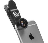 Objectif Fisheye Smartphones/Tablettes Angle 180° Clip De Fixation Pixter Noir