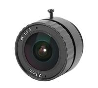 Objectif Fixe CCTV, 2,5 mm 3MP Monture CS pour Caméra de Sécurité | L'objectif fixe est bon pour un environnement statique et offre une meilleure image; e peut enregistrer objectivement