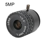 Objectif fixe HD 5 MP, lentille en alliage d'aluminium résistante à la corrosion, objectif grand angle pour la photographie de paysages et les