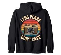 Objectif flare don't care Retro Photography Vintage Camera Sweat à Capuche