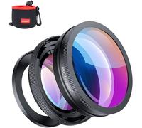 Objectif Grand Angle 10x Macro 2 en 1 OSS Vlog pour Sony ZV-1F ZV-1 ZV-E10 ZV1 RX100 VII VI V ZV-E10 A6400 A6300 A6100 A6000 pour Canon G7X Mark II G7X Mark III G5X Mark II