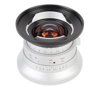 Objectif Grand Angle 12 Mm F/2.0 à Mise au Point Manuelle APS-C, Ouverture à, pour Monture RF, Compatible avec Les Modèles R7, R10, R50, R100 RP, R5, R6 (Silver)