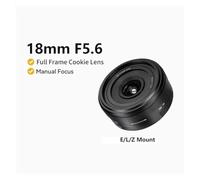 Objectif Grand Angle à Ouverture Fixe et Plein Cadre 18mm F5.6, Compatible avec Sony E ZVE10 Leica L GH1 Nikon Z Z50(Z)