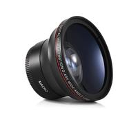 Objectif Grand Angle Haute DéFinition 58 mm 0,43X + Macro pour Appareils Photo 58 mm. AméLiorez Votre CréAtivité Photographique.
