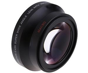 Objectif grand angle HUIOP 67 mm numérique haute définition 0,43 × super grand angle avec macro Japon optique pour Canon Rebel T5i T4i T3i 18-135 mm, 17-85 et 18-105 70-300VR