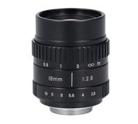 Objectif grand angle manuel 18 mm f/2.8 pour appareil photo, monture macro 4/3, alliage d'aluminium